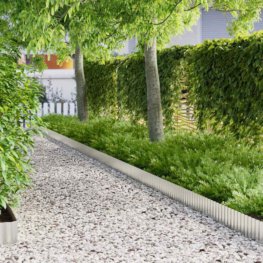 Gras Rand Zilver 1000 x 20 x 0,03 cm