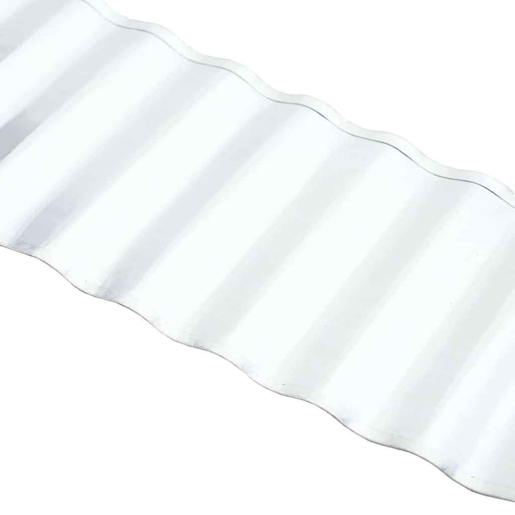 Gras Rand Zilver 1000 x 25 x 0,03 cm