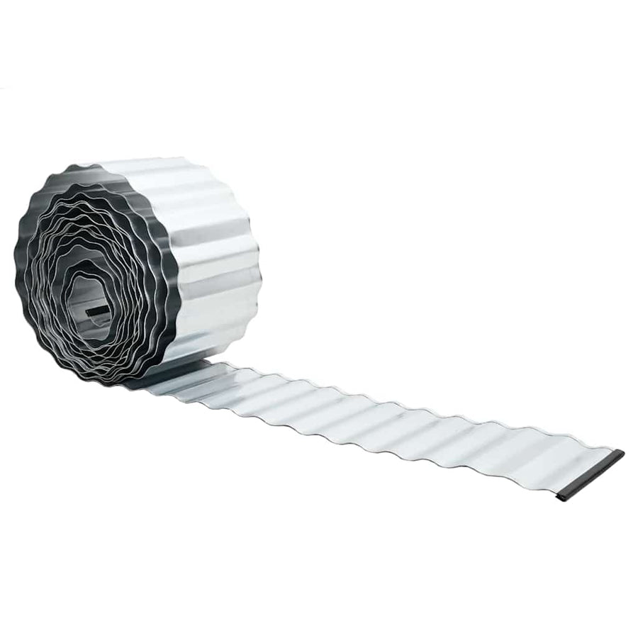 Gras Rand Zilver 1000 x 25 x 0,03 cm