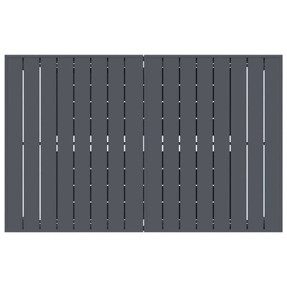 Tuin eettafelset 9 pcs Antraciet Staal