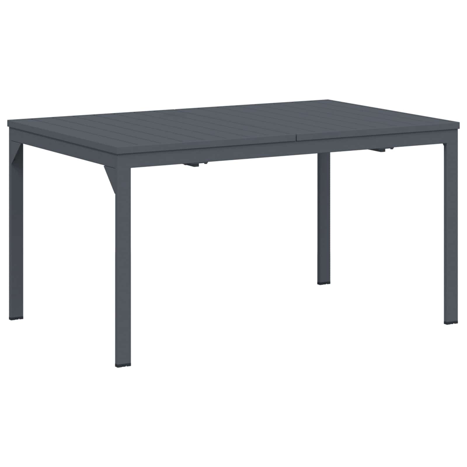 Tuin eettafelset 9 pcs Antraciet Staal