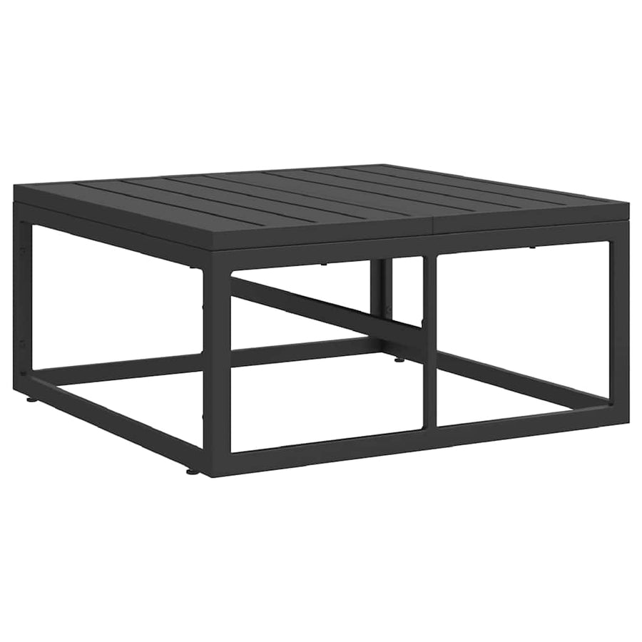 Tuin Sofa Set met kussen met kussen 14 pcs Zwart Aluminium