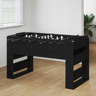 Baseball Table Black Oak 146.5 x 74 x 85 cm Engineered Wood