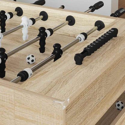 Voetbaltafel 2 pcs Sonoma Eiken 146,5 x 74 x 85 cm Bewerkt hout