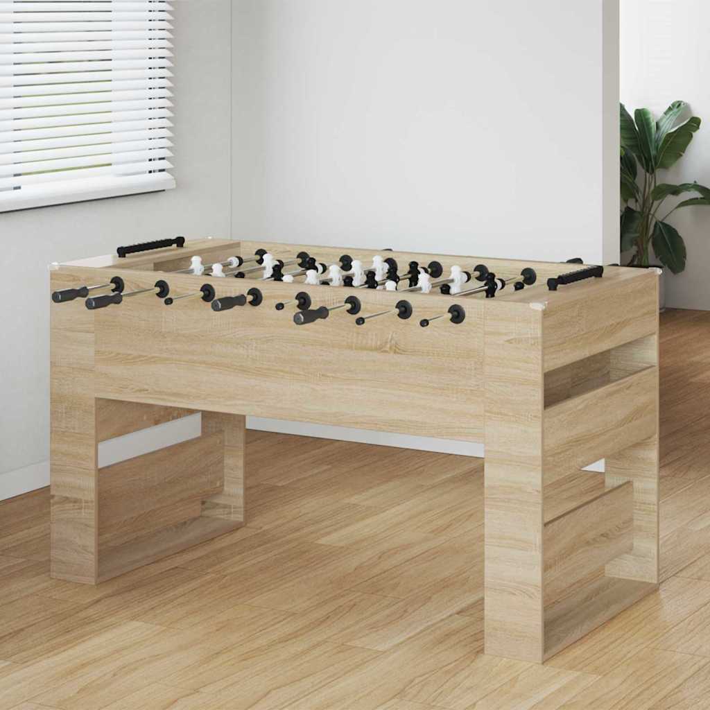 Voetbaltafel 2 pcs Sonoma Eiken 146,5 x 74 x 85 cm Bewerkt hout