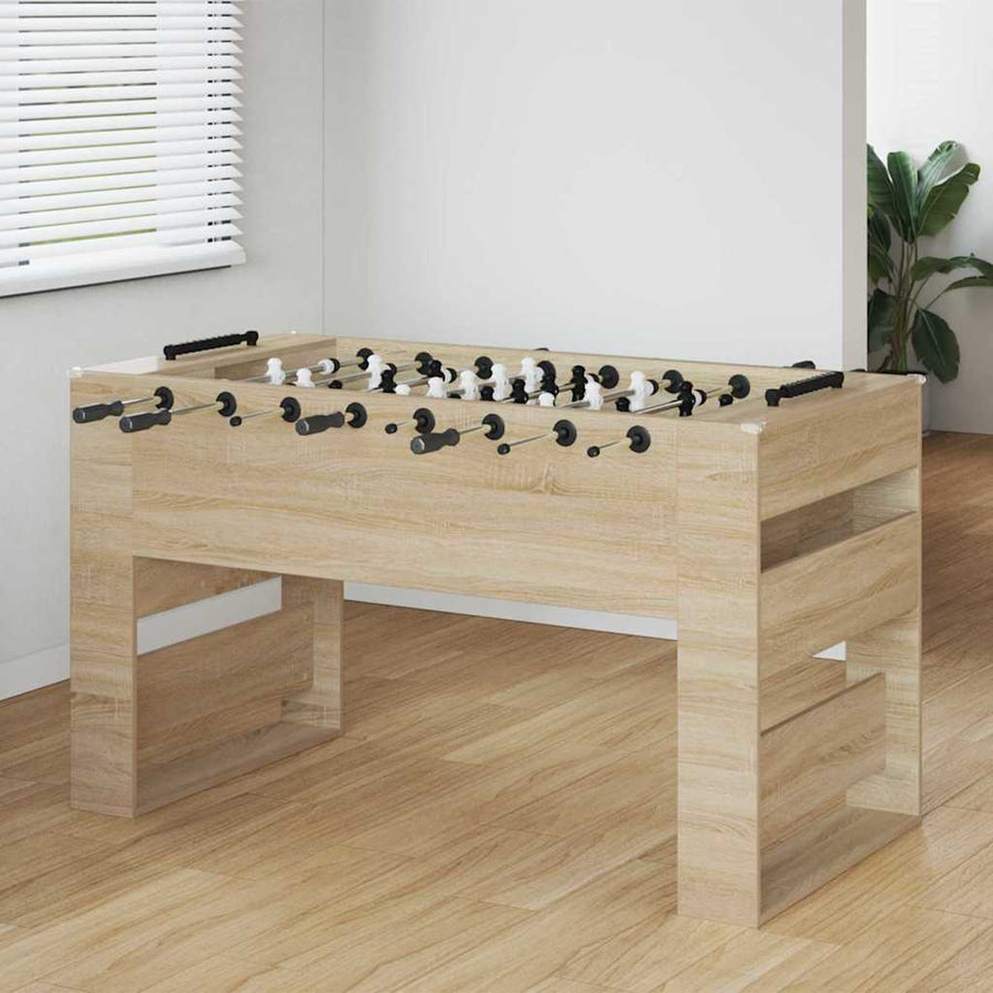 Voetbaltafel 2 pcs Sonoma Eiken 146,5 x 74 x 85 cm Bewerkt hout