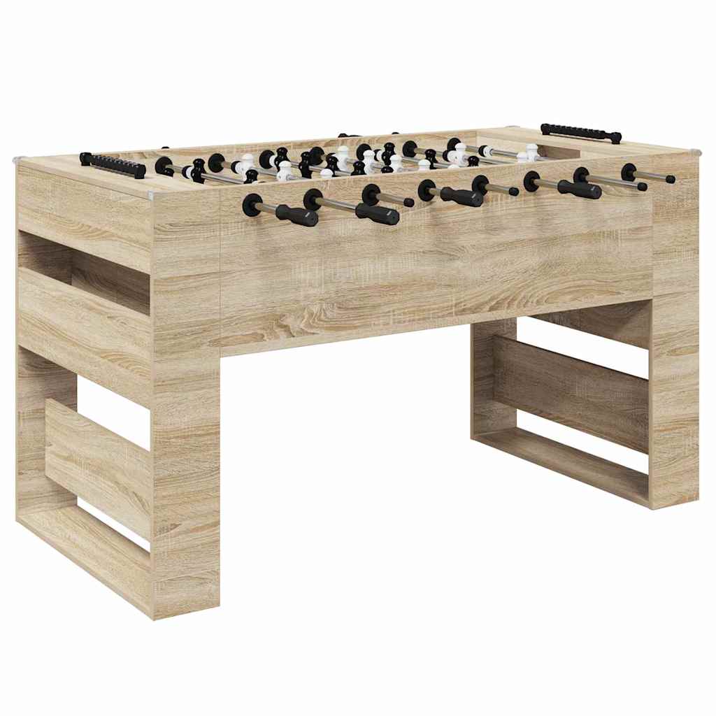 Voetbaltafel 2 pcs Sonoma Eiken 146,5 x 74 x 85 cm Bewerkt hout