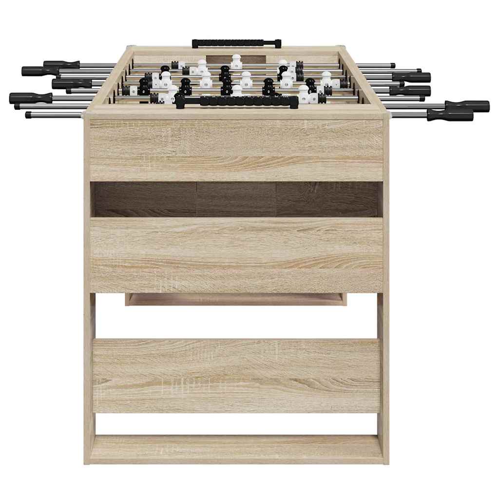Voetbaltafel 2 pcs Sonoma Eiken 146,5 x 74 x 85 cm Bewerkt hout