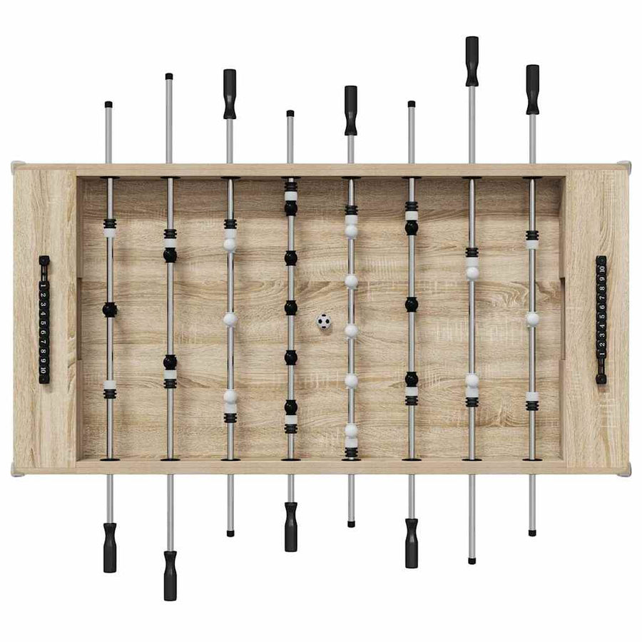 Voetbaltafel 2 pcs Sonoma Eiken 146,5 x 74 x 85 cm Bewerkt hout