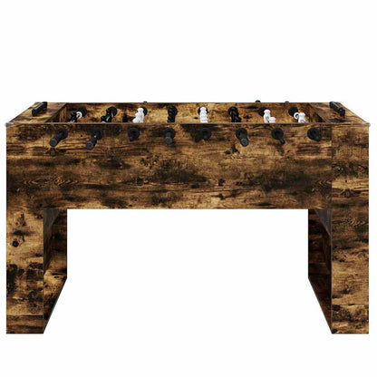 Voetbaltafel 2 pcs Gerookt eiken 146,5 x 74 x 85 cm