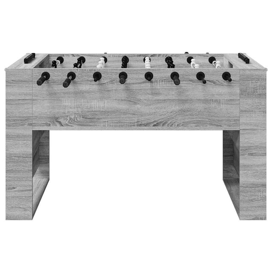 Voetbaltafel 2 pcs Grijs Sonoma 146,5 x 74 x 85 cm Bewerkt hout