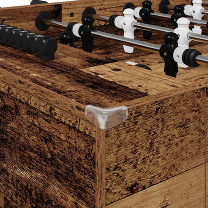 Voetbaltafel 2 pcs Oudhout 146,5 x 74 x 85 cm Bewerkt hout