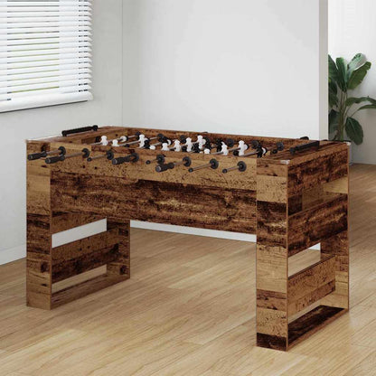 Voetbaltafel 2 pcs Oudhout 146,5 x 74 x 85 cm Bewerkt hout