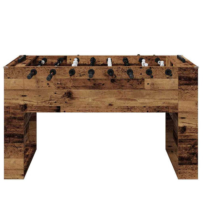 Voetbaltafel 2 pcs Oudhout 146,5 x 74 x 85 cm Bewerkt hout