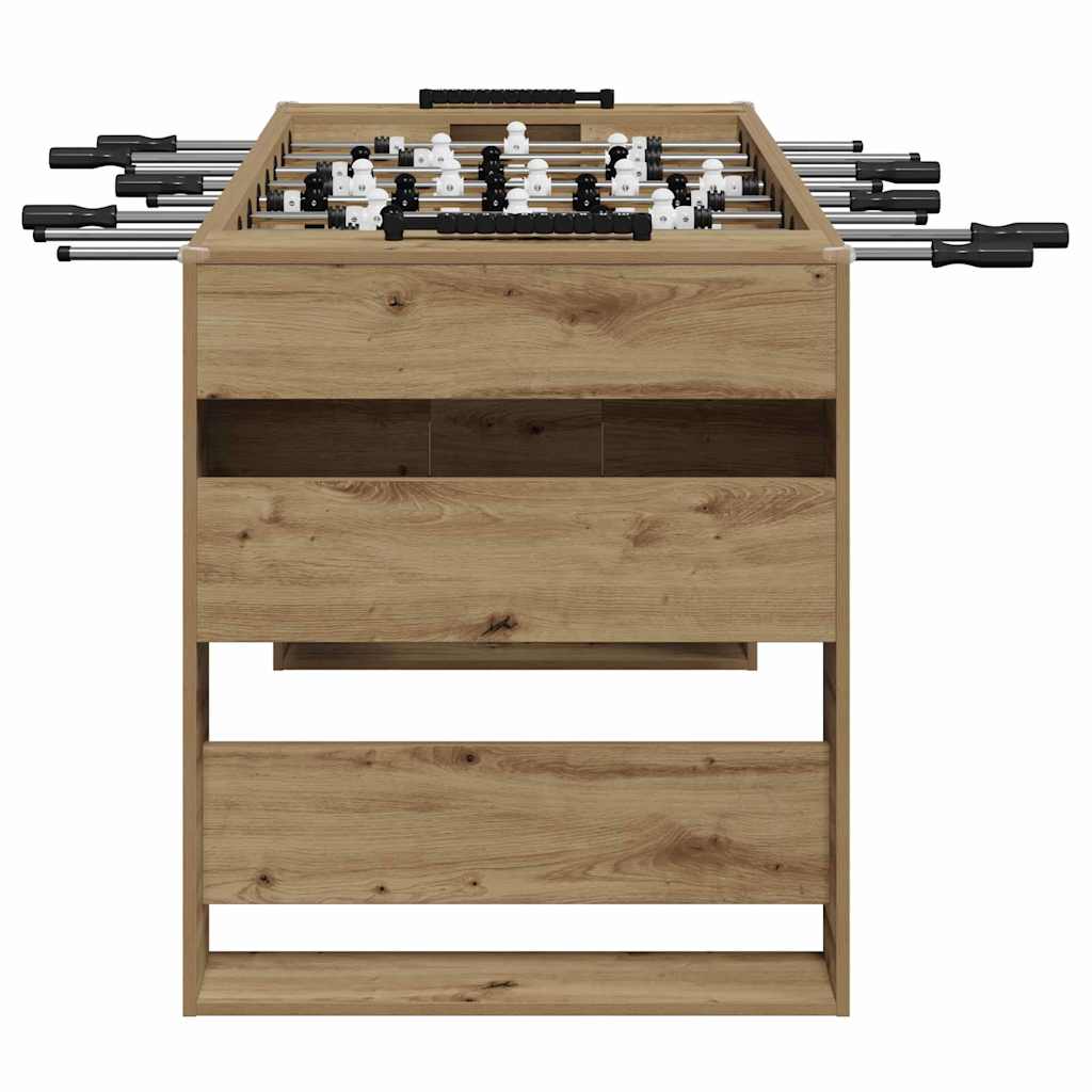 Voetbaltafel 2 pcs Artisan Eiken 146,5 x 74 x 85 cm