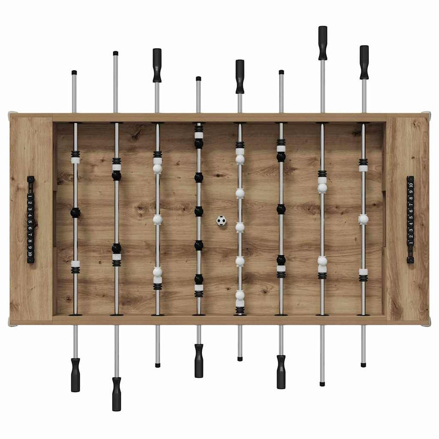 Voetbaltafel 2 pcs Artisan Eiken 146,5 x 74 x 85 cm