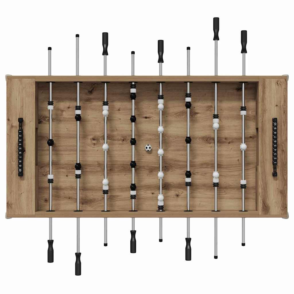 Voetbaltafel 2 pcs Artisan Eiken 146,5 x 74 x 85 cm