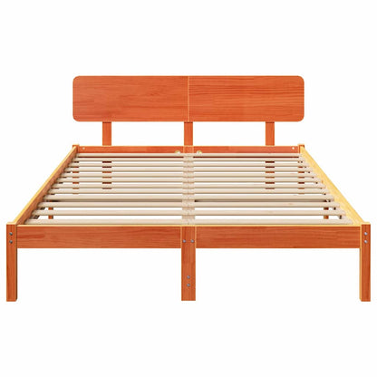 Bedframe Wasbruin 140 x 200 cm Massief grenenhout