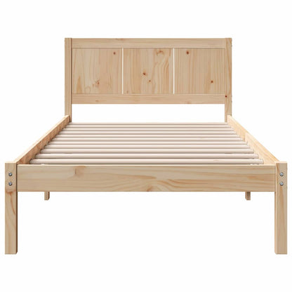 Bedframe Bruin 80 x 200 cm Massief grenenhout
