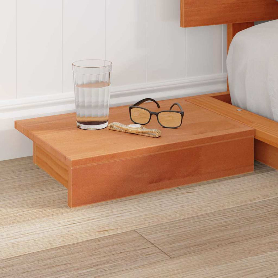 Bedframe Bruin Hout 150 x 200 cm Wasbruin