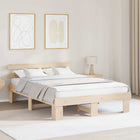 Bedframe massief grenenhout 140x200 cm naturel