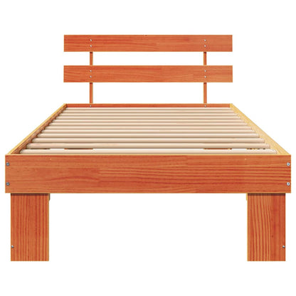 Bedframe Wasbruin 100 x 200 cm Massief grenenhout