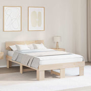 Bedframe 135x190 cm massief grenenhout