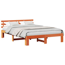 Bedframe Wasbruin 160 x 200 cm Massief grenenhout