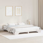 Bedframe massief grenenhout 180x200 cm wit