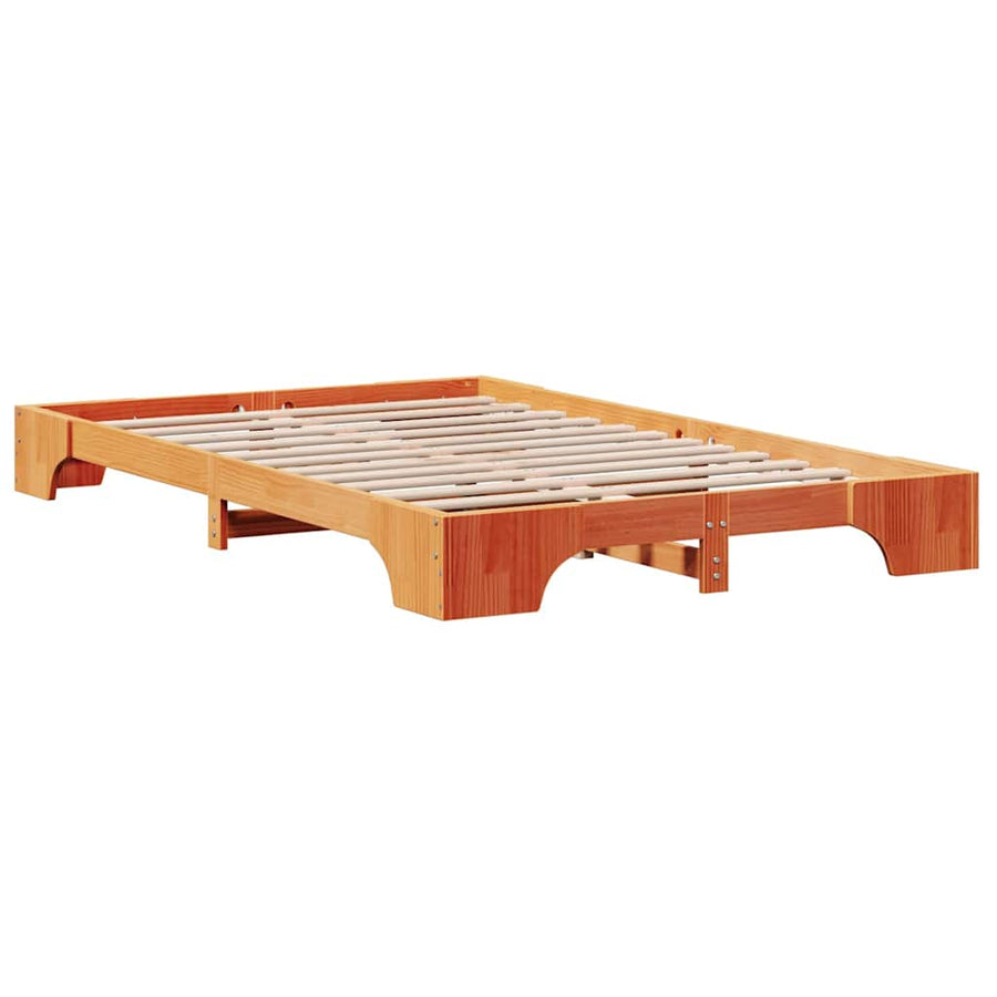 Bedframe Wasbruin 120 x 190 cm Massief grenenhout