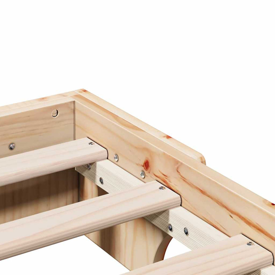 Bedframe Massief grenenhout 90 x 200 cm Massief grenenhout