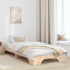 Bed frame Solid pine wood 90 x 200 cm Solid pine wood