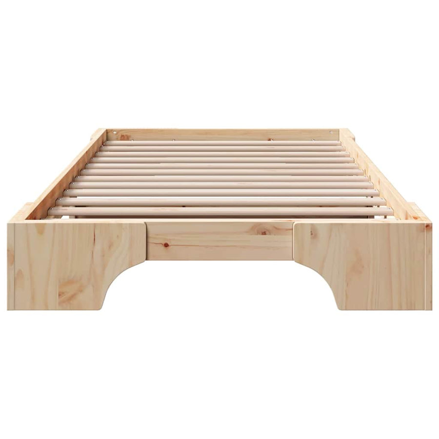 Bedframe Massief grenenhout 90 x 200 cm Massief grenenhout