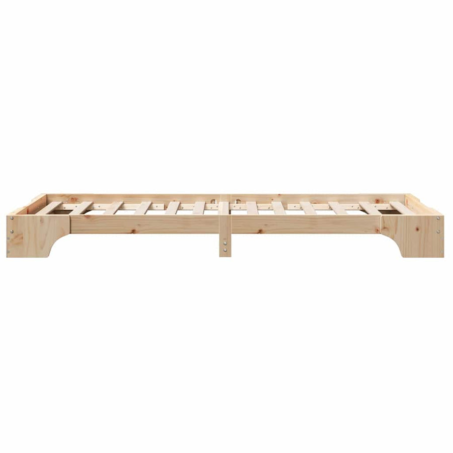 Bedframe Massief grenenhout 90 x 200 cm Massief grenenhout