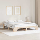 Bedframe 200x200 cm massief grenenhout