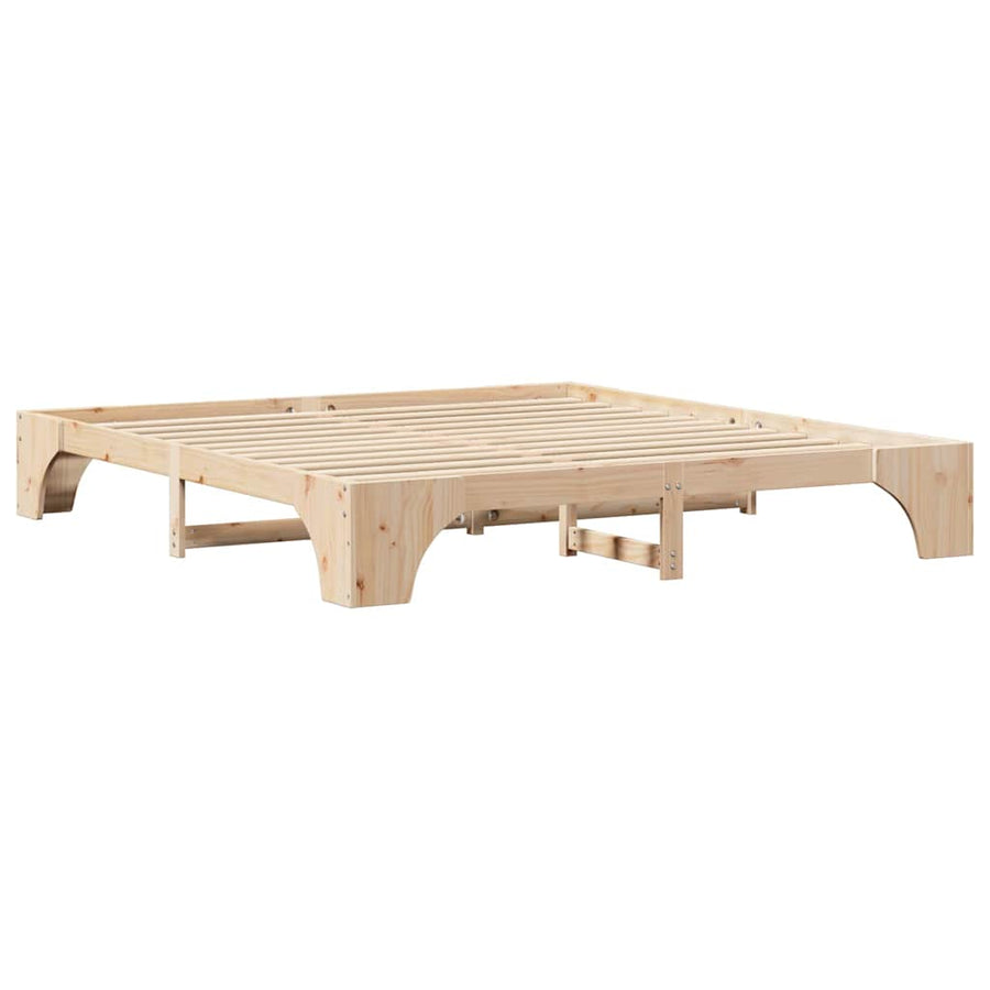 Bedbodem 200x200 cm Massief Grenen Hout