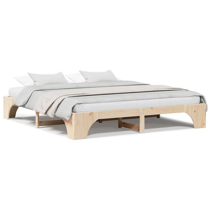 Bedbodem 200x200 cm Massief Grenen Hout