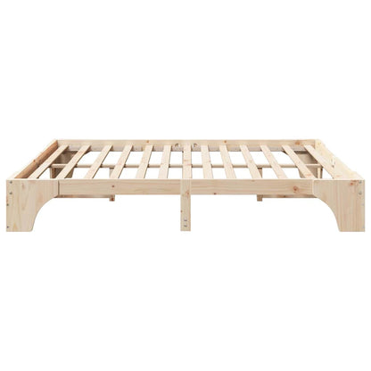 Bedframe Naturel 180 x 200 cm Massief grenenhout
