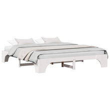 Bedframe Wit 180 x 200 cm Massief grenenhout