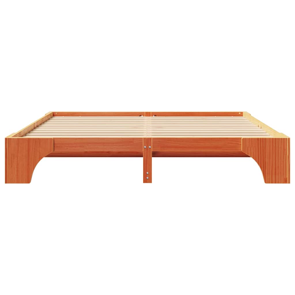 Bedframe Wasbruin 180 x 200 cm Massief grenenhout