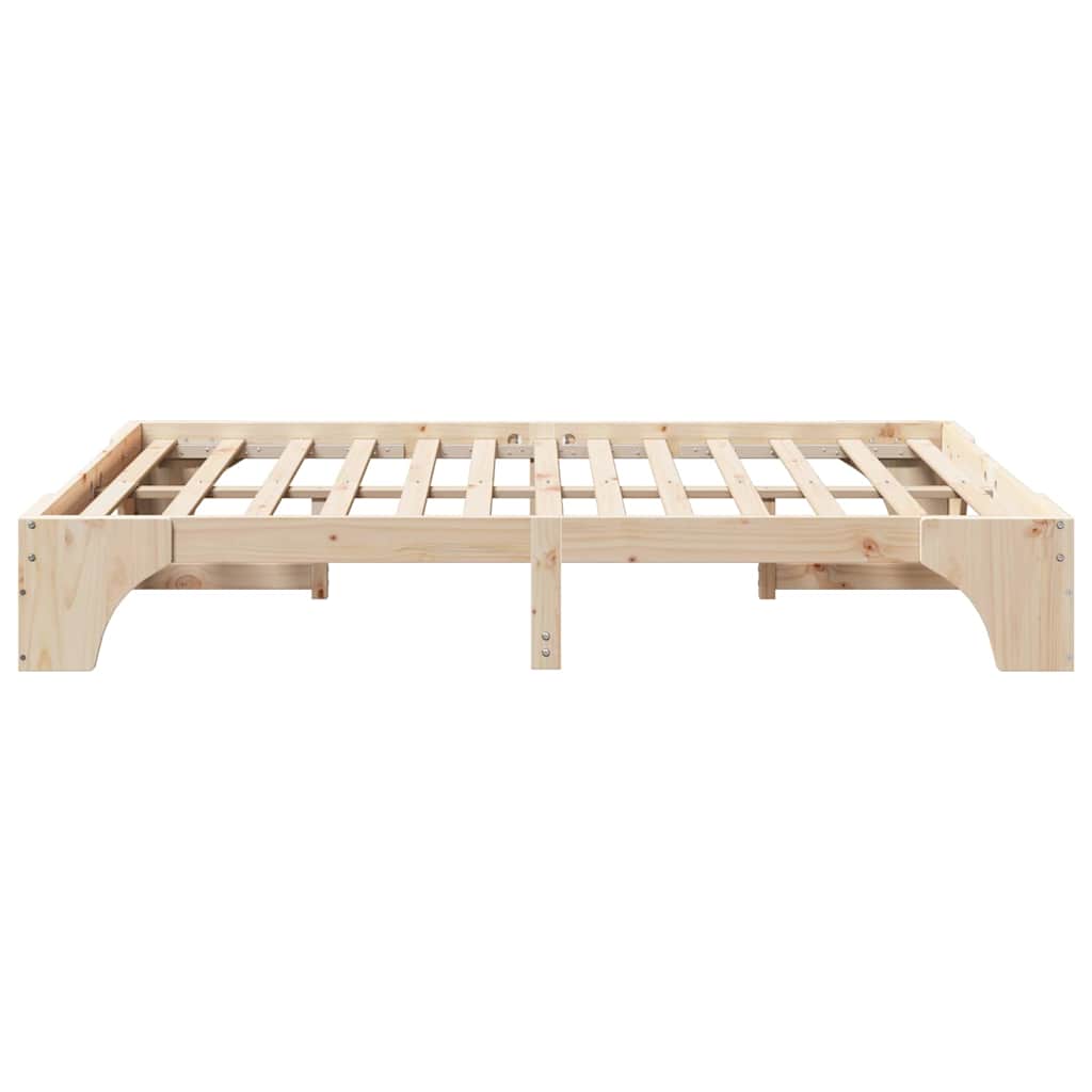 Bedframe 160x200 cm Massief Grenenhout