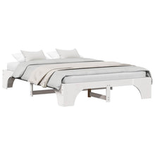 Bedframe Wit 160 x 200 cm Massief grenenhout