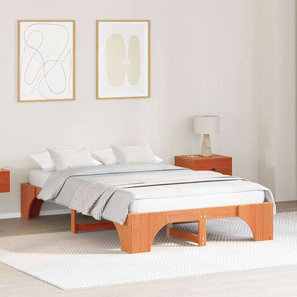 Bedbodem Gewaxte Bruin 120x190 cm Massief Grenenhout