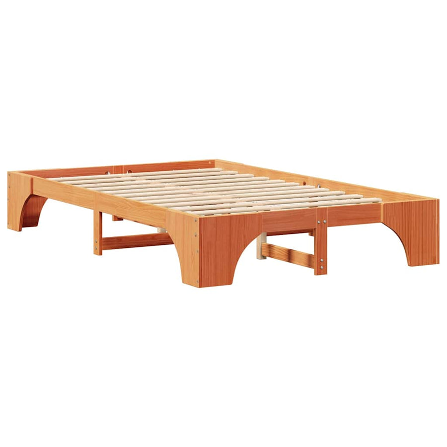 Bedbodem Gewaxte Bruin 120x190 cm Massief Grenenhout