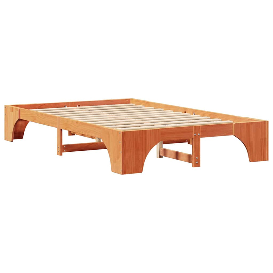 Bedbodem Gewaxte Bruin 120x190 cm Massief Grenenhout