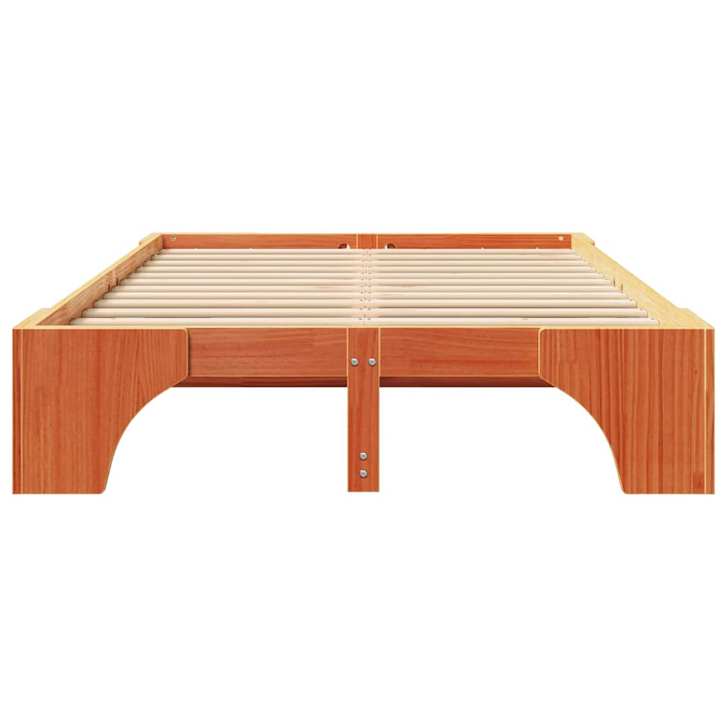 Bedbodem Gewaxte Bruin 120x190 cm Massief Grenenhout