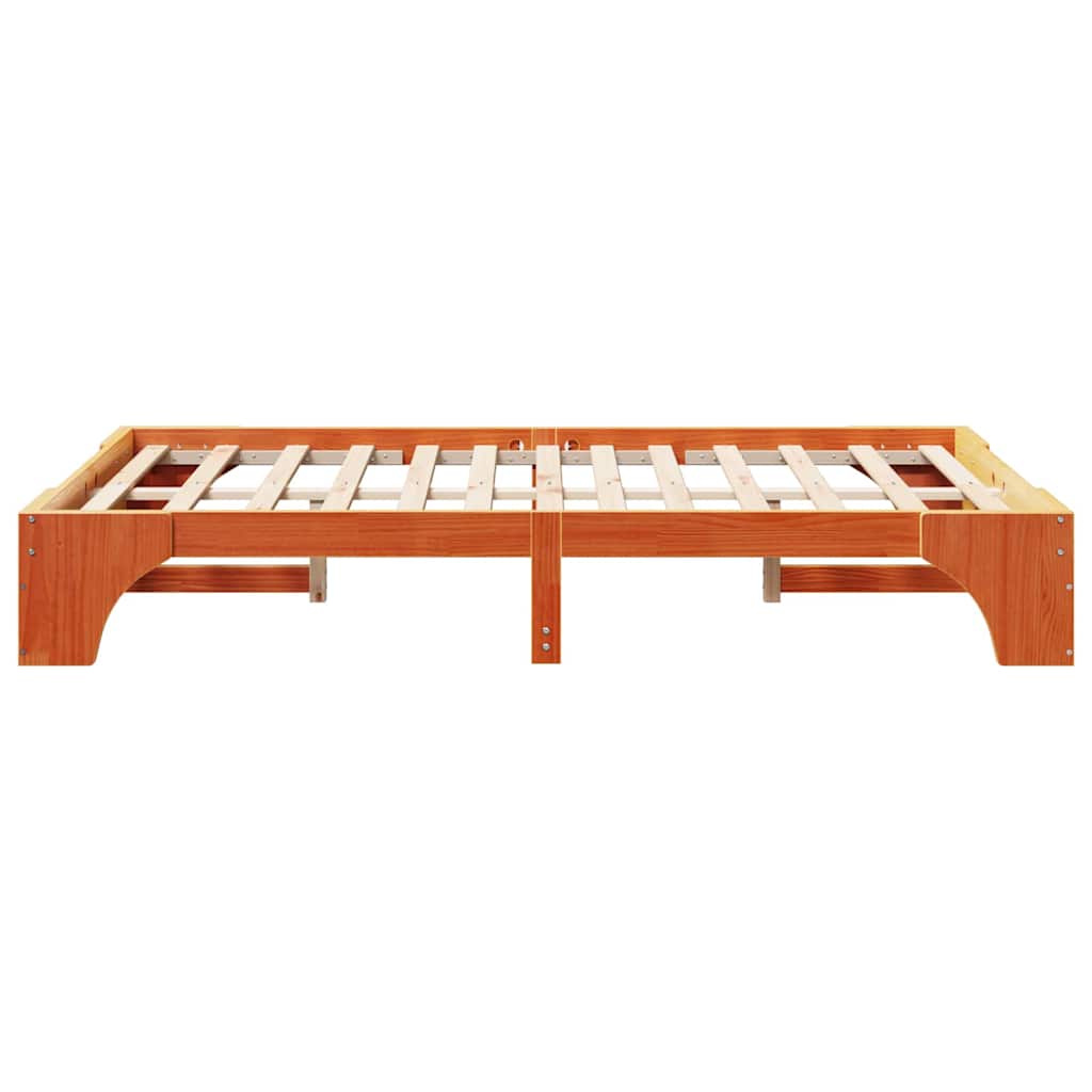 Bedbodem Gewaxte Bruin 120x190 cm Massief Grenenhout
