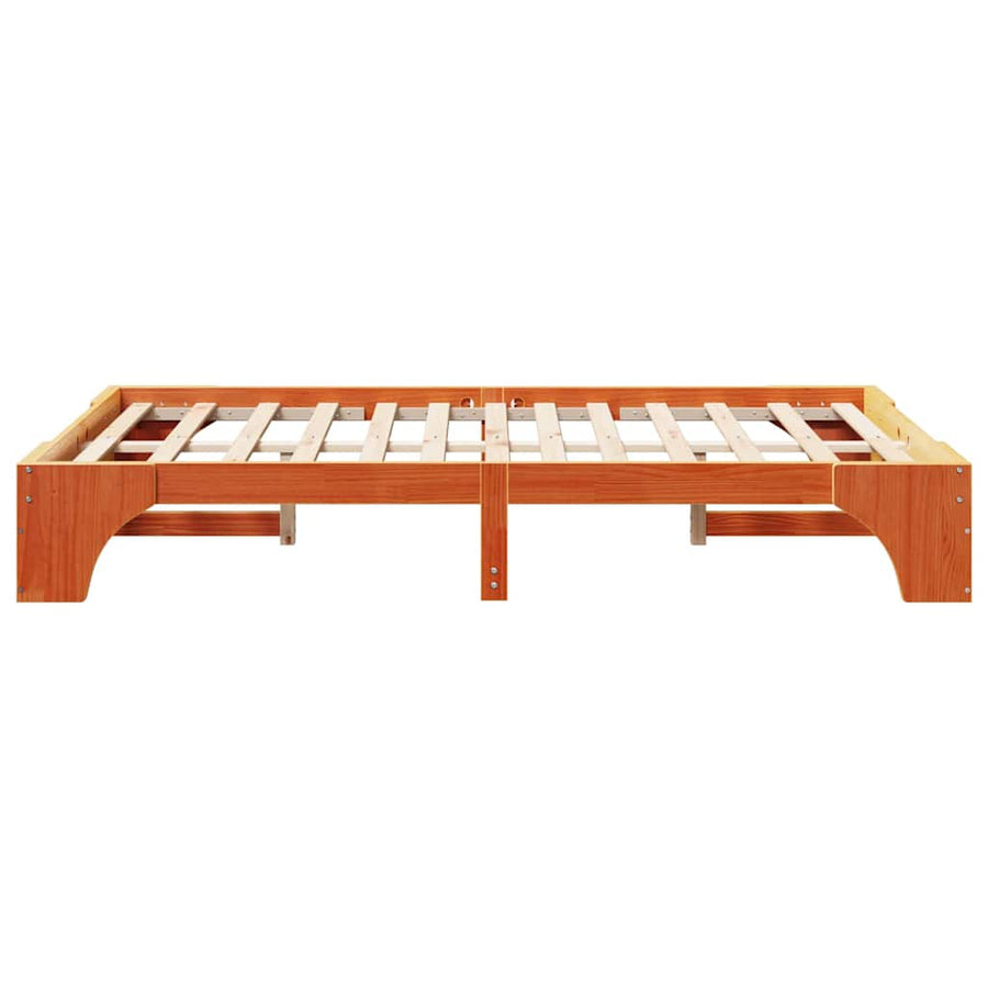 Bedbodem Gewaxte Bruin 120x190 cm Massief Grenenhout