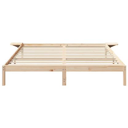 Bedframe met nachttafels Bruin 180 x 200 cm Bruin