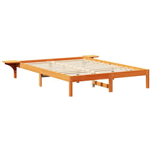 Bedframe met nachttafels Bruin 160 x 200 cm Wasbruin